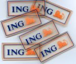 eticheta de cauciuc pantograf